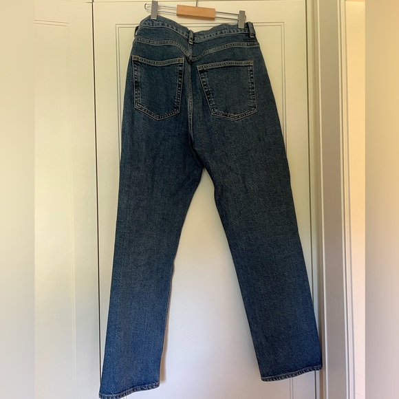 & Other Stories high waisted, straight leg jeans in medium wash - Picture 3 of 3